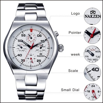 【手表厂家承接不锈钢手表订单,高质量,可提供定制客户品牌】价格,厂家,图片,其他钟表,深圳市美格尔表业-